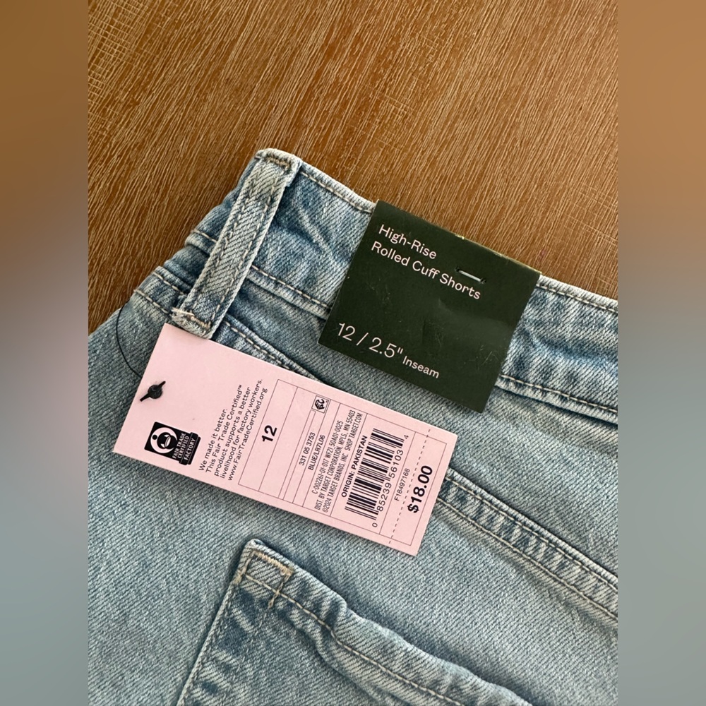 NWT Wild Fable Light Blue Denim Shorts